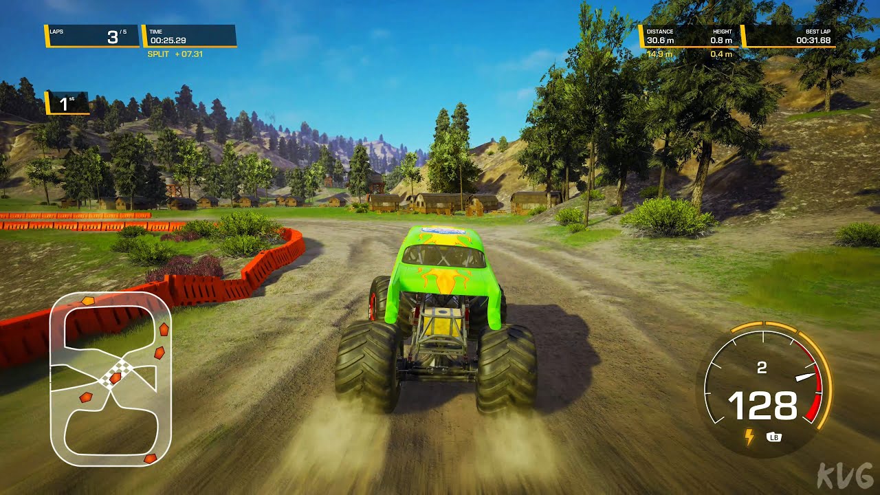 Monster Jam Steel Titans 2 - Avenger - Gameplay (PC UHD) [4K60FPS]