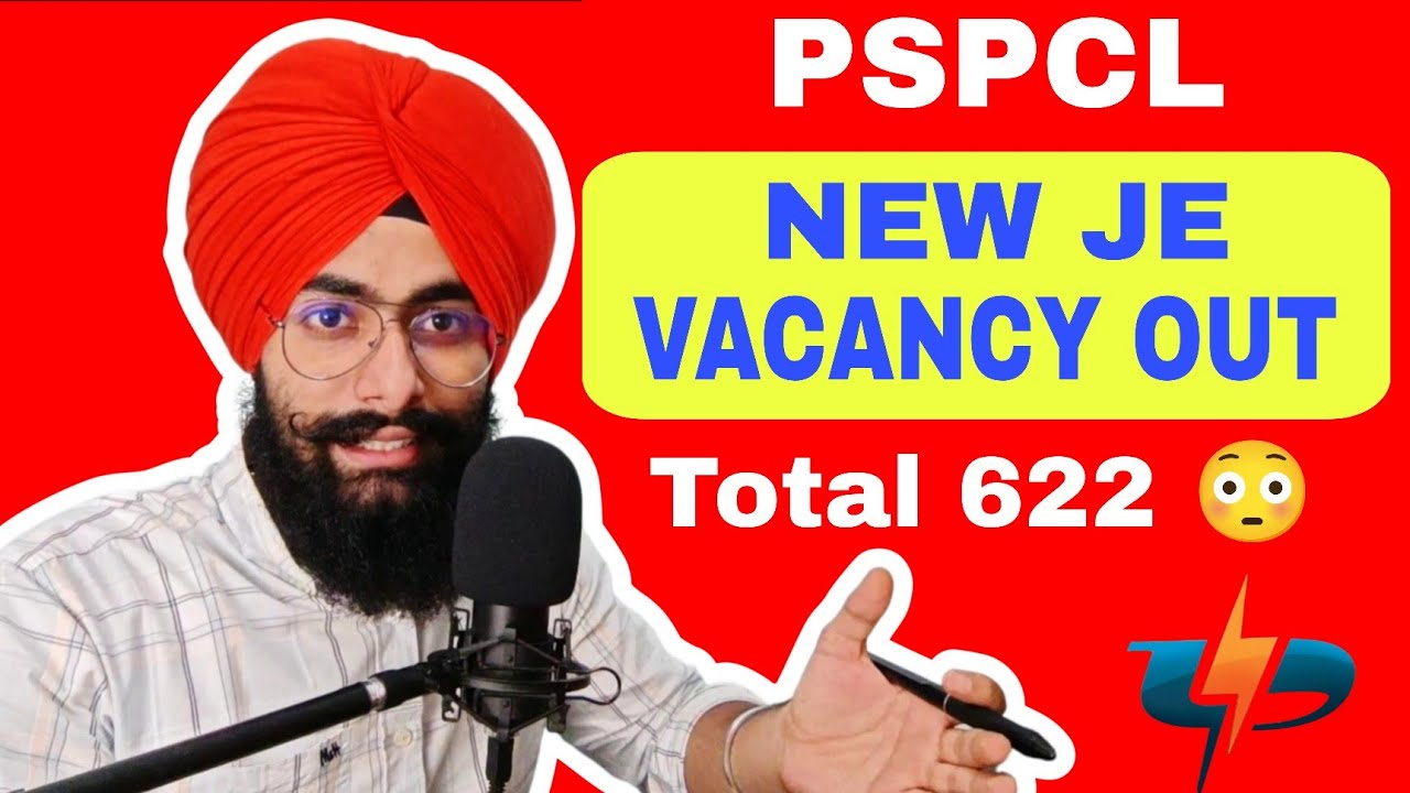 2026 PSPCL New JE vacancy out | Total posts 622