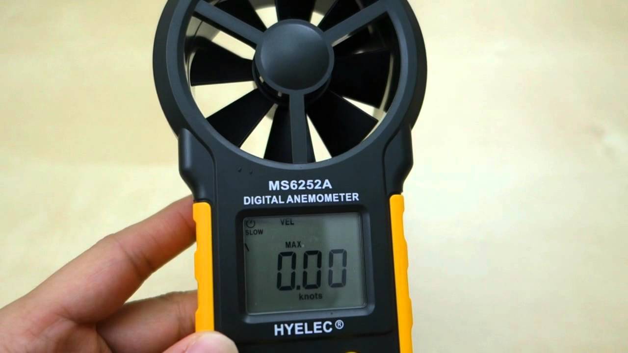 Hyelec MS6252A Digital Anemometer (Wind Meter) REVIEW