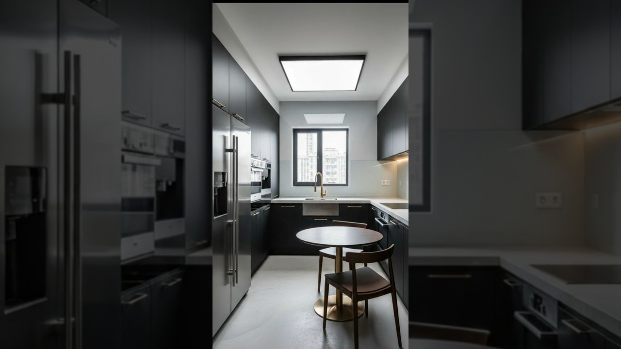 Futuristic High-Tech Kitchen Renovation | 110 Sq Ft Apartment Makeover 