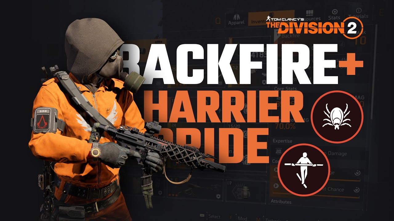 HARRIER PRIDE Tank DPS setup w/ BACKFIRE kinda works!