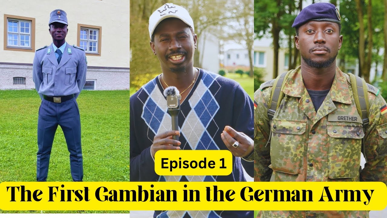 From Asylum to Honor: The Journey of the First Gambian Refugee to Serve in the German Army.