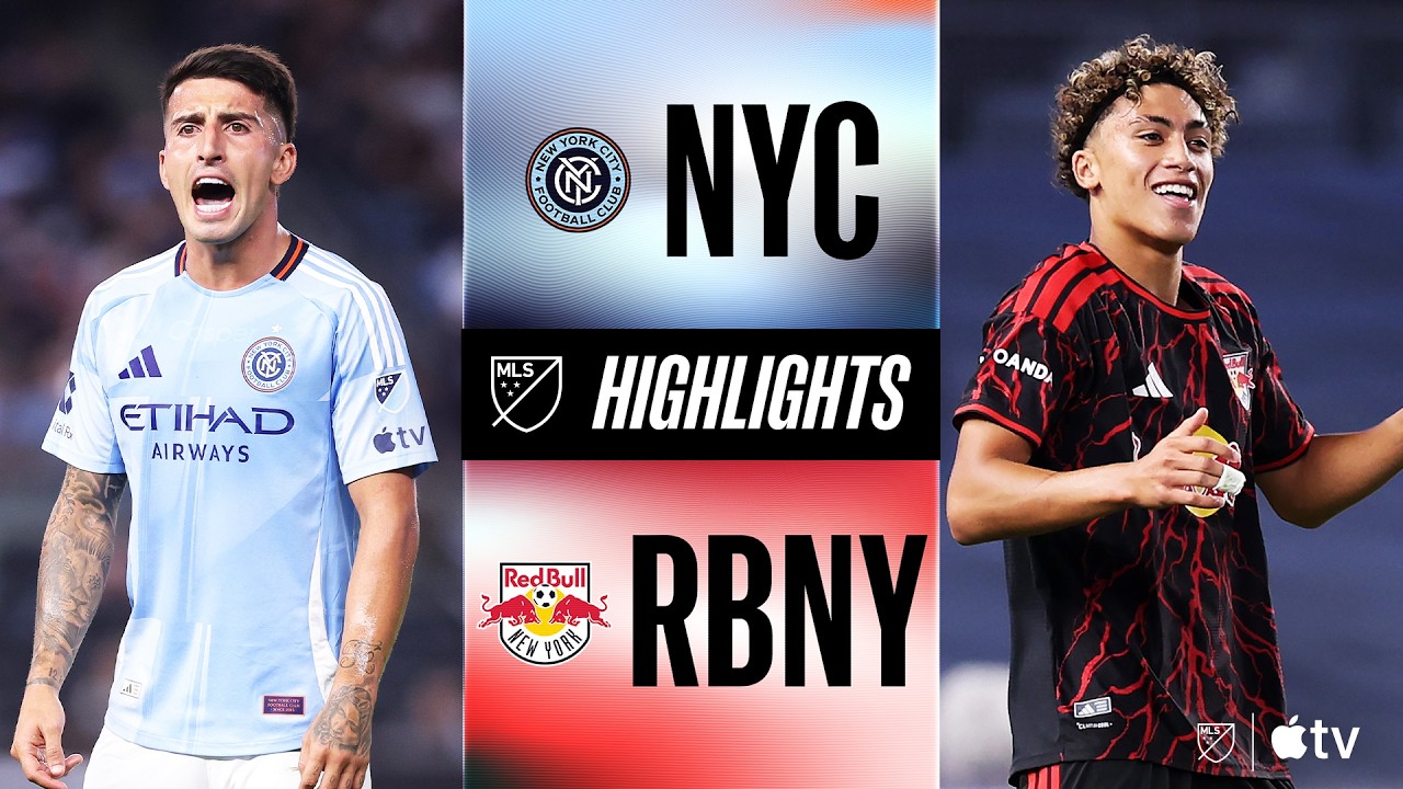 New York City FC vs. New York Red Bulls | Full Match Highlights | Battle for New York!
