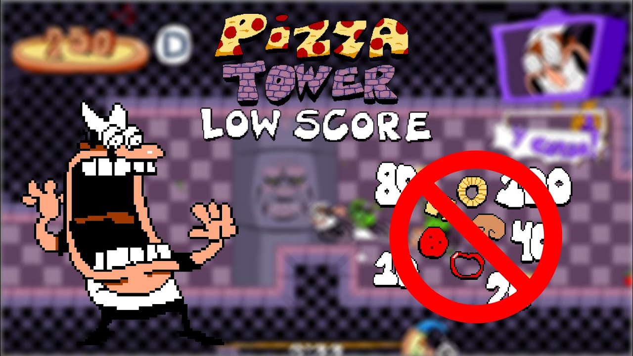 Pizza Tower - The Low Score Challenge Run