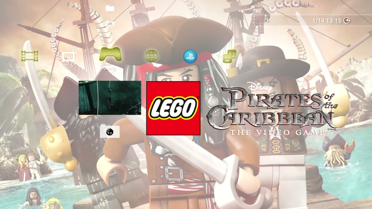 Lego Pirates of the Carribean (PS3) - XMB Menu Theme Music - High Qualit