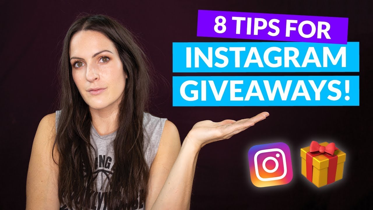 HOW TO HOST A SUCCESSFUL INSTAGRAM GIVEAWAY! 8 Instagram tips
