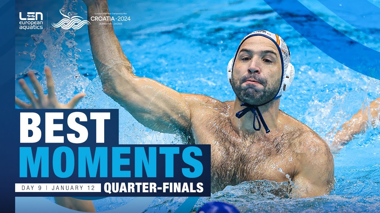 Best Moments: Men&rsquo;s Quarter Finals | European Water Polo Championships 2024 - Croatia