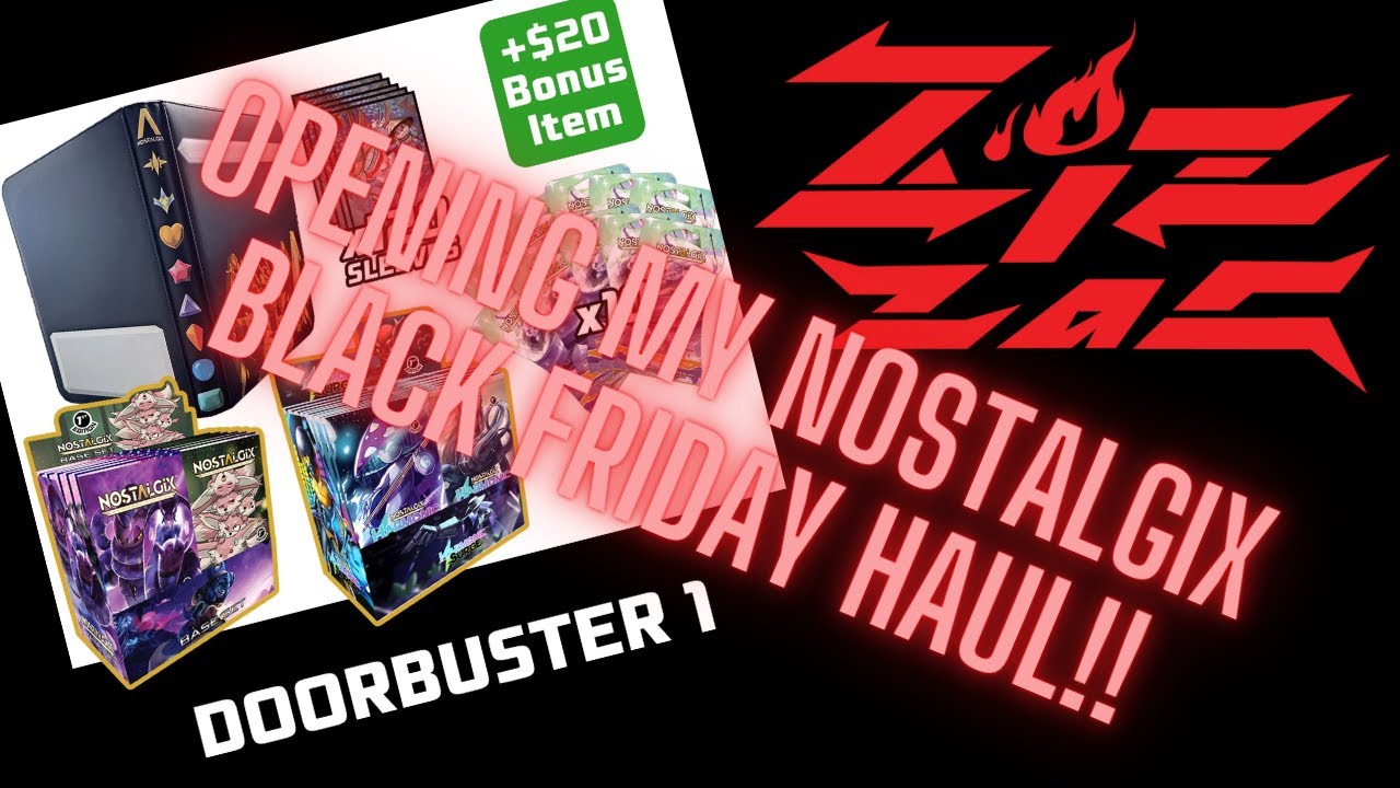 Opening my Nostalgix Black Friday Haul!