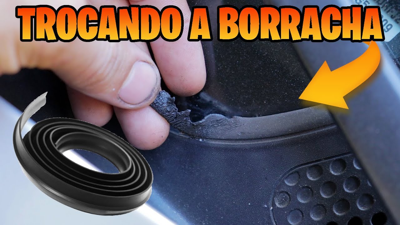 COMO TROCAR BORRACHA DE ACABAMENTO DA CHURRASQUEIRA * CITROEN PEUGEOT *