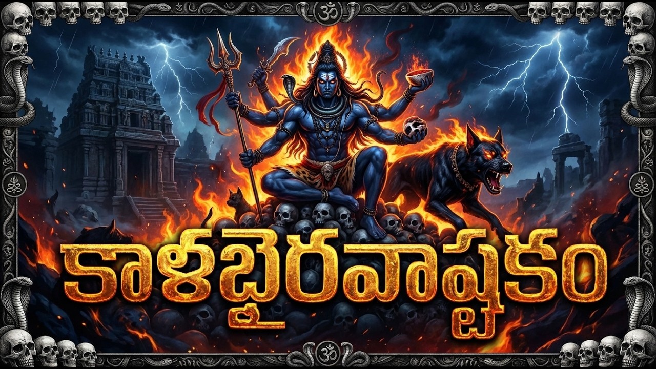 కాలభైరవాష్టకం | Kalabhairava Ashtakam Telugu | Powerful Ashtakam | Monday Special Shiva Bhakti Songs