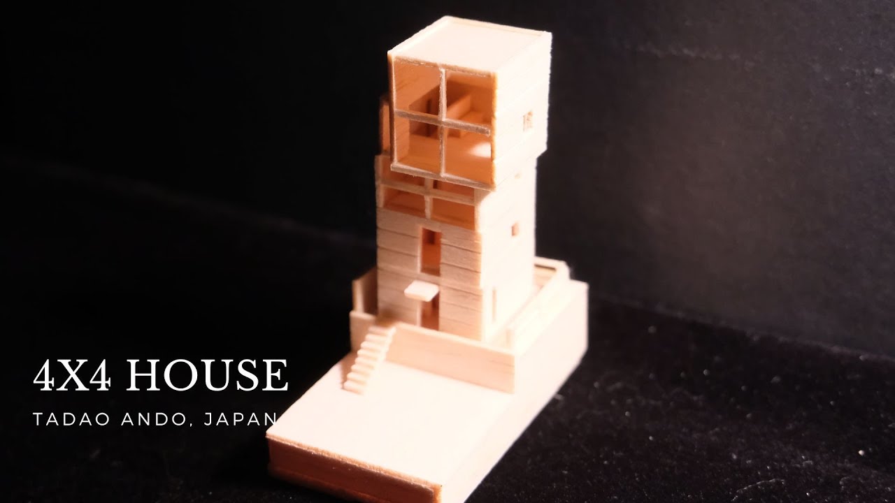 Pocket Architecture | 4 x 4 HOUSE, Japan | Tadao Ando