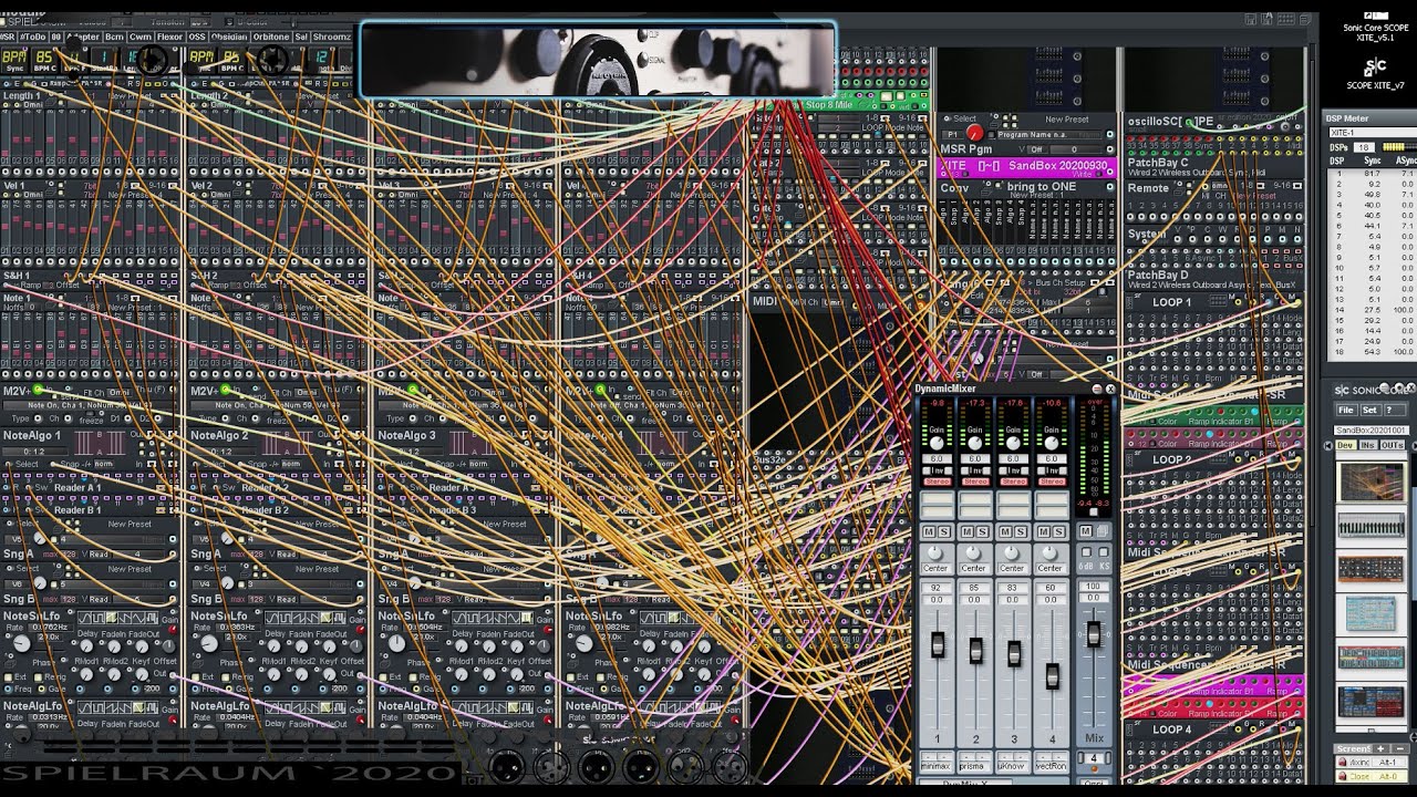 Modular Synthesizer Scope DSP Farm Sonic Core * 20201001