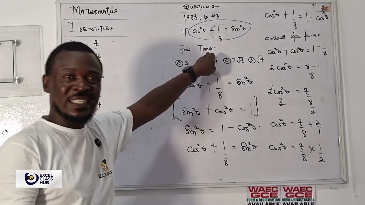 (Part 4) JAMB Mathematics: Trigonometric Ratios Explained
