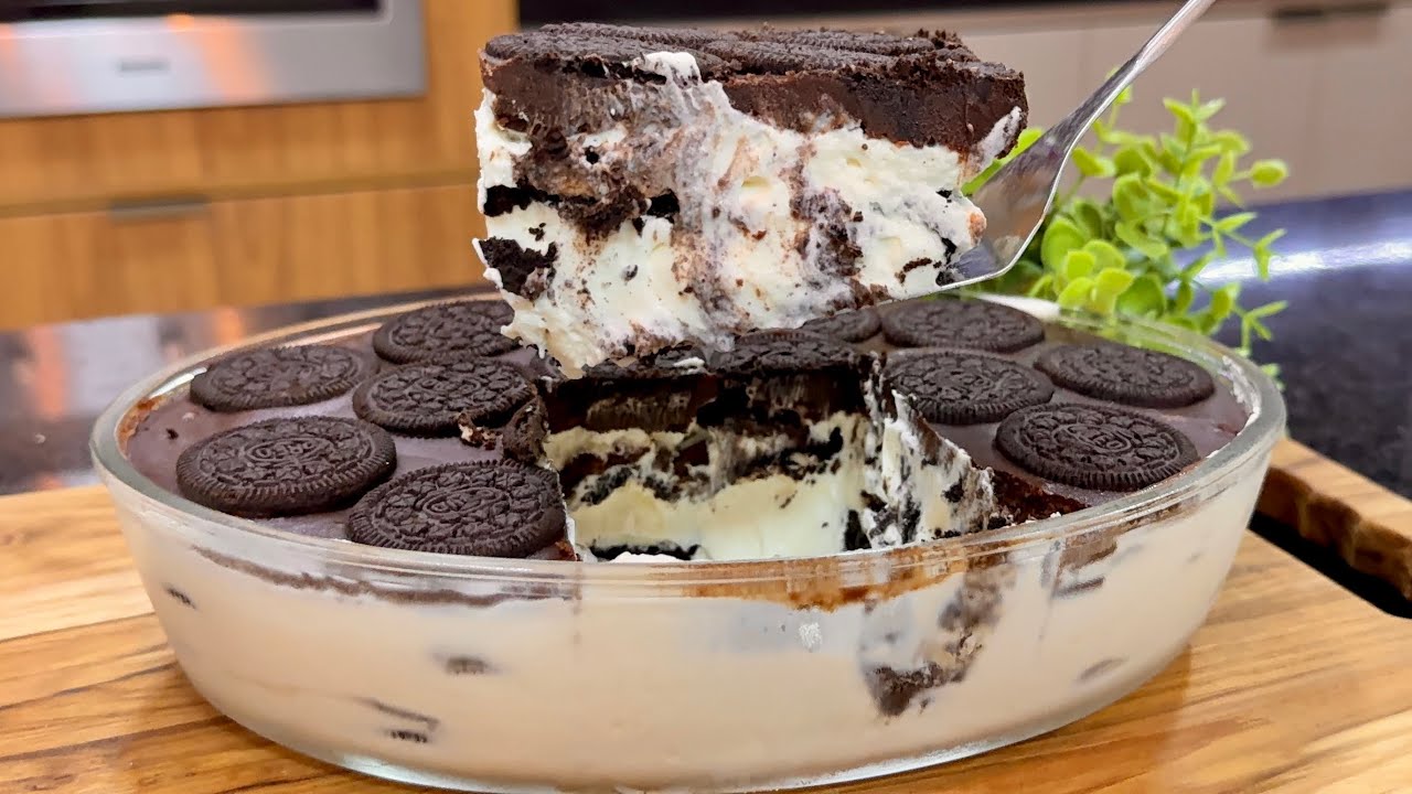 SOBREMESA CREMOSA DE OREO FÁCIL DE FAZER -PERFEITA PARA SUA MESA DE NATAL 🎄Tata Pereira