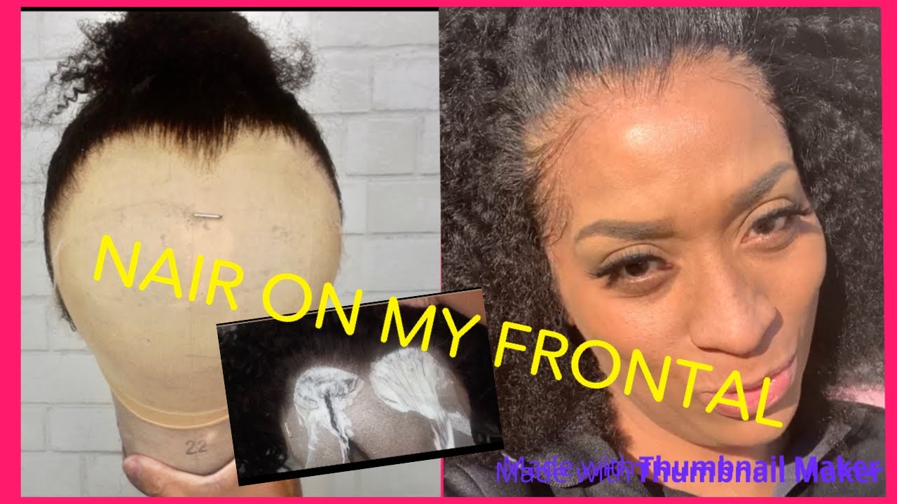 Used NAIR HAIR REMOVER to customize my widows peak 