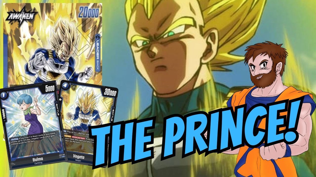 The PRINCE Returns! Vegeta Support for Set 2 Blazing Aura! Dragonball Super Fusion World.