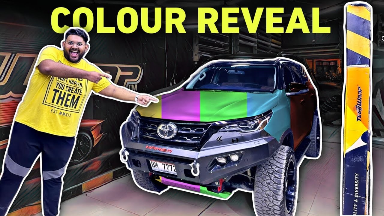 FORTUNER NEW COLOUR REVEAL | MARKHOR NEW LOOK 😍❤️ | ITS A WRAP EP#2 | MODIFIED FORTUNER