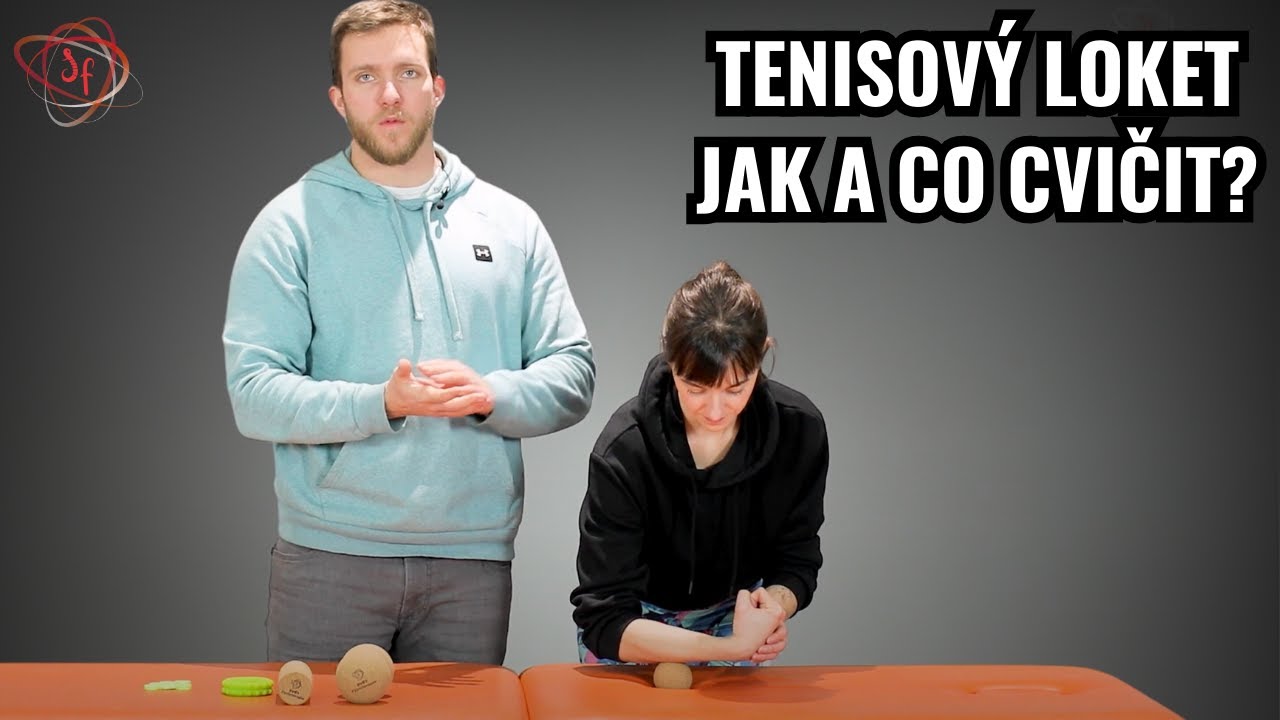 Syndrom tenisového lokte - ukázka cvičení a prvotní doporučení od fyzioterapeuta