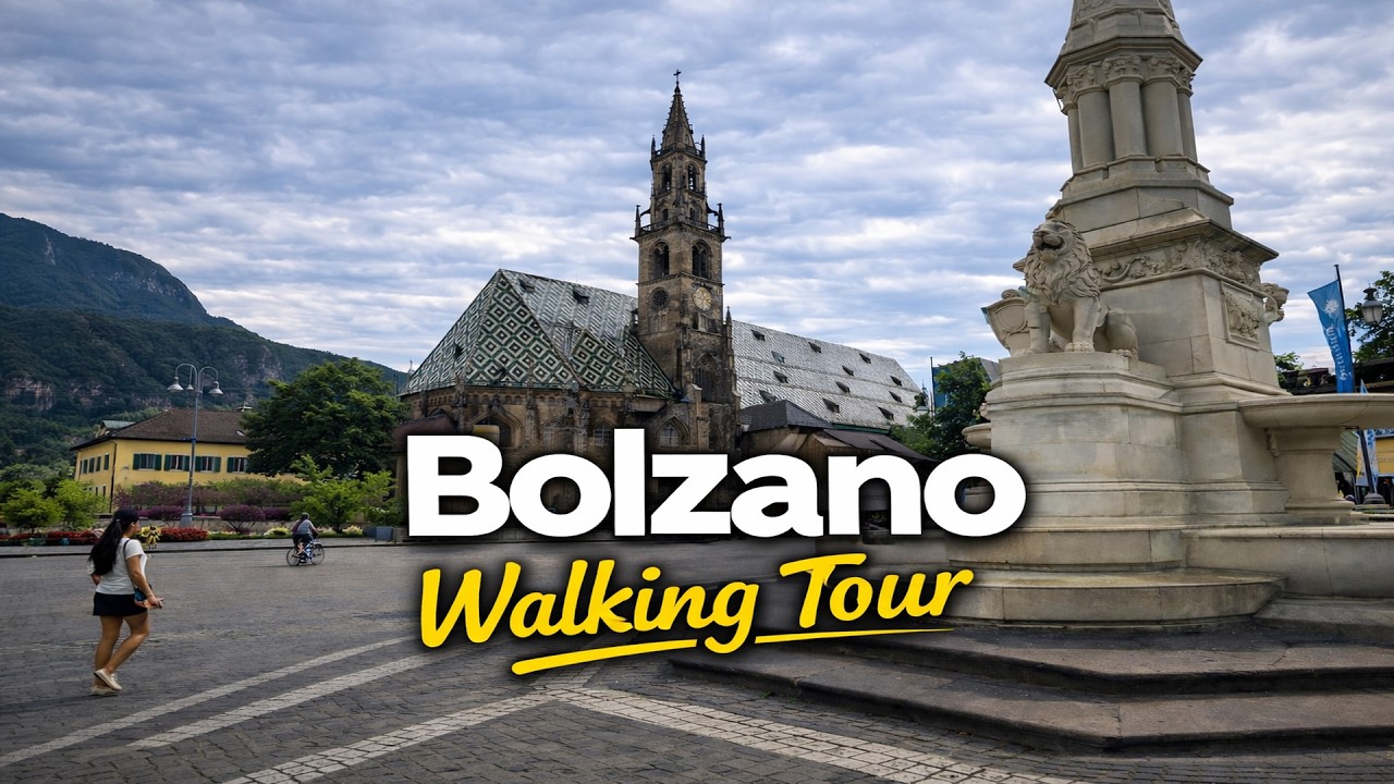 Bolzano, Hidden Gem | Old Town Walking Tour | Italy | 4K