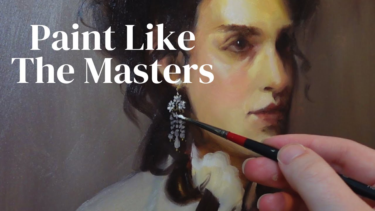 Oil Portrait Inspired by Master Techniques