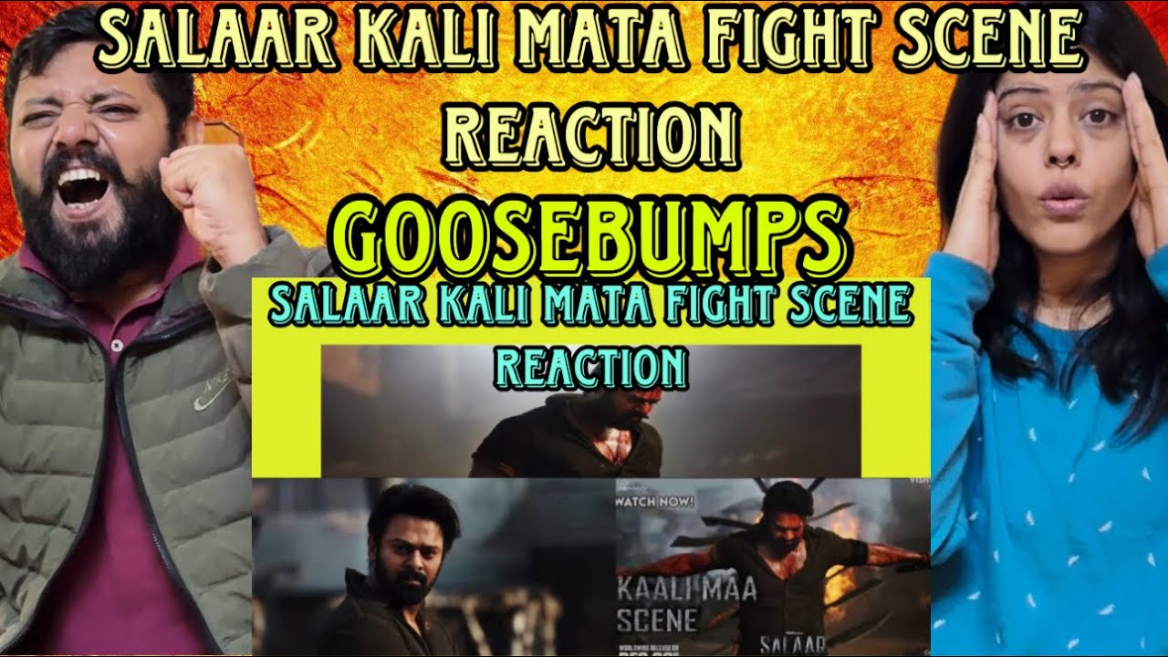 SALAAR MOVIE KALI MATA FIGHT SCENE REACTION | PRABHAS | PRITHVIRAJ | PRASHANTH NEEL |