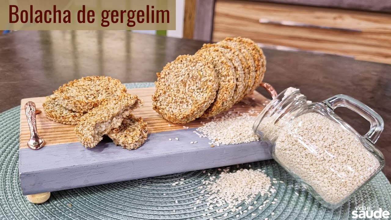 Receita: Bolacha de gergelim (27/10/22)