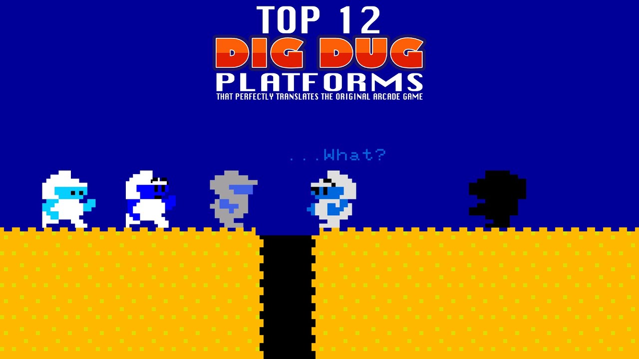 Top 12 Dig Dug Platforms that Perfectly Translate the Original Arcade Game (ft. Luca Carminati)