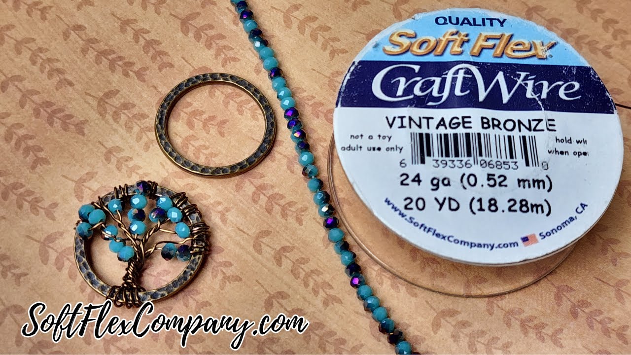 How to Make a Tree of Life with Soft Flex Craft Wire and Beads: Spill the Beads with Joyce