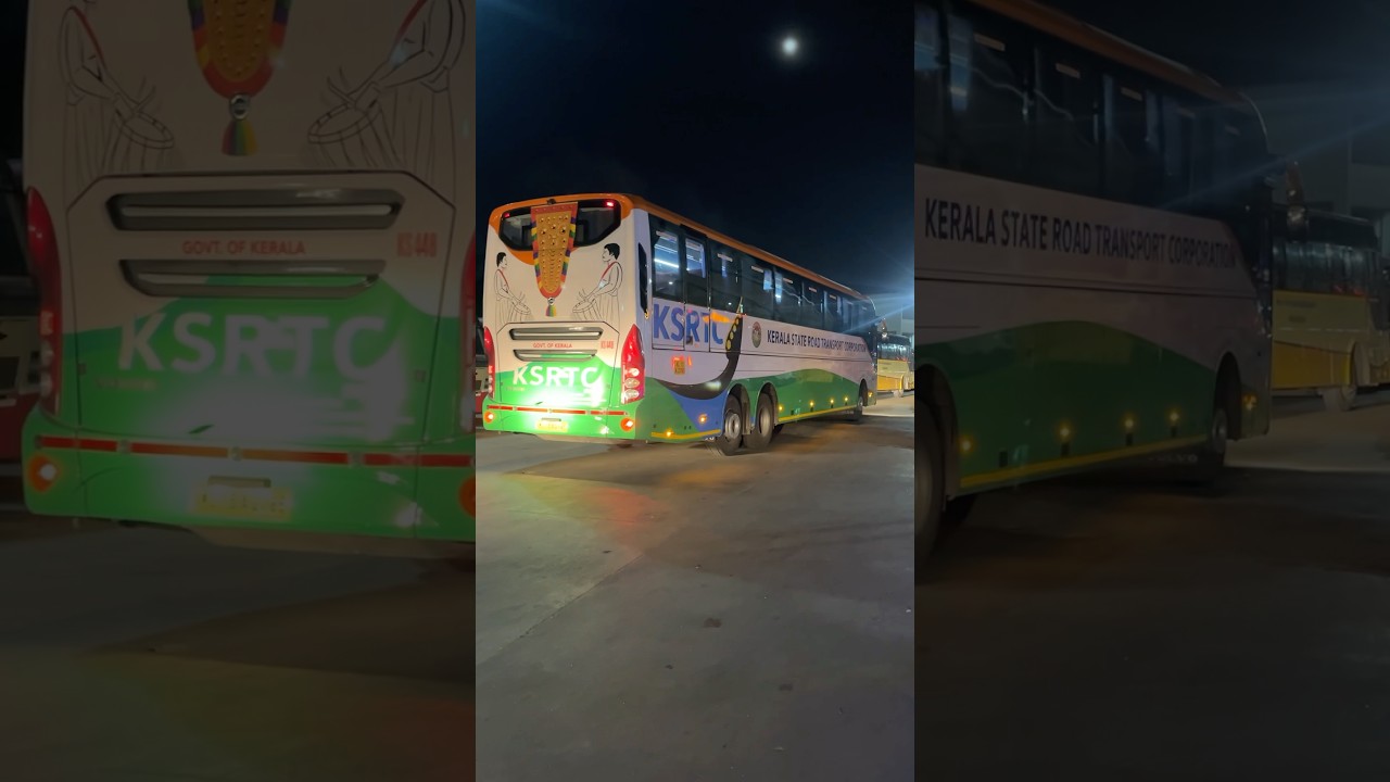 Kerala srtc new Volvo 9600 bus | Kerala to Bangalore Volvo bus