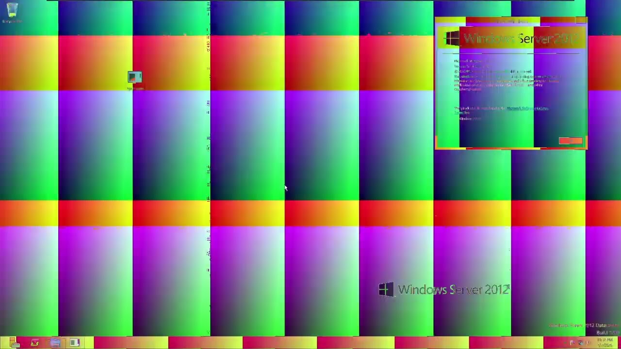 Windows Server 2012 vs hydrogen.exe