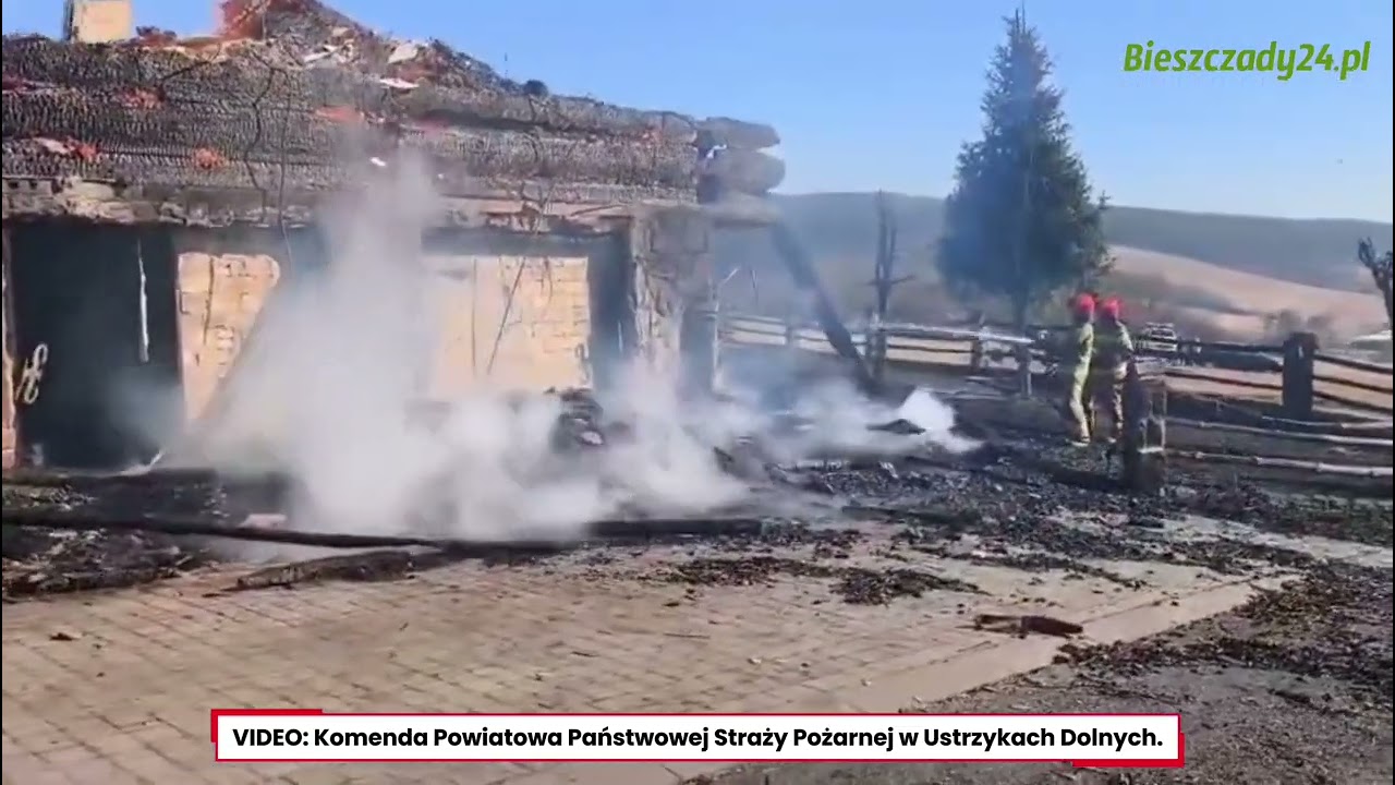 Potężny pożar w Trójcy! Ponad 50 strażaków w akcji, płonie obiekt wypoczynkowy 