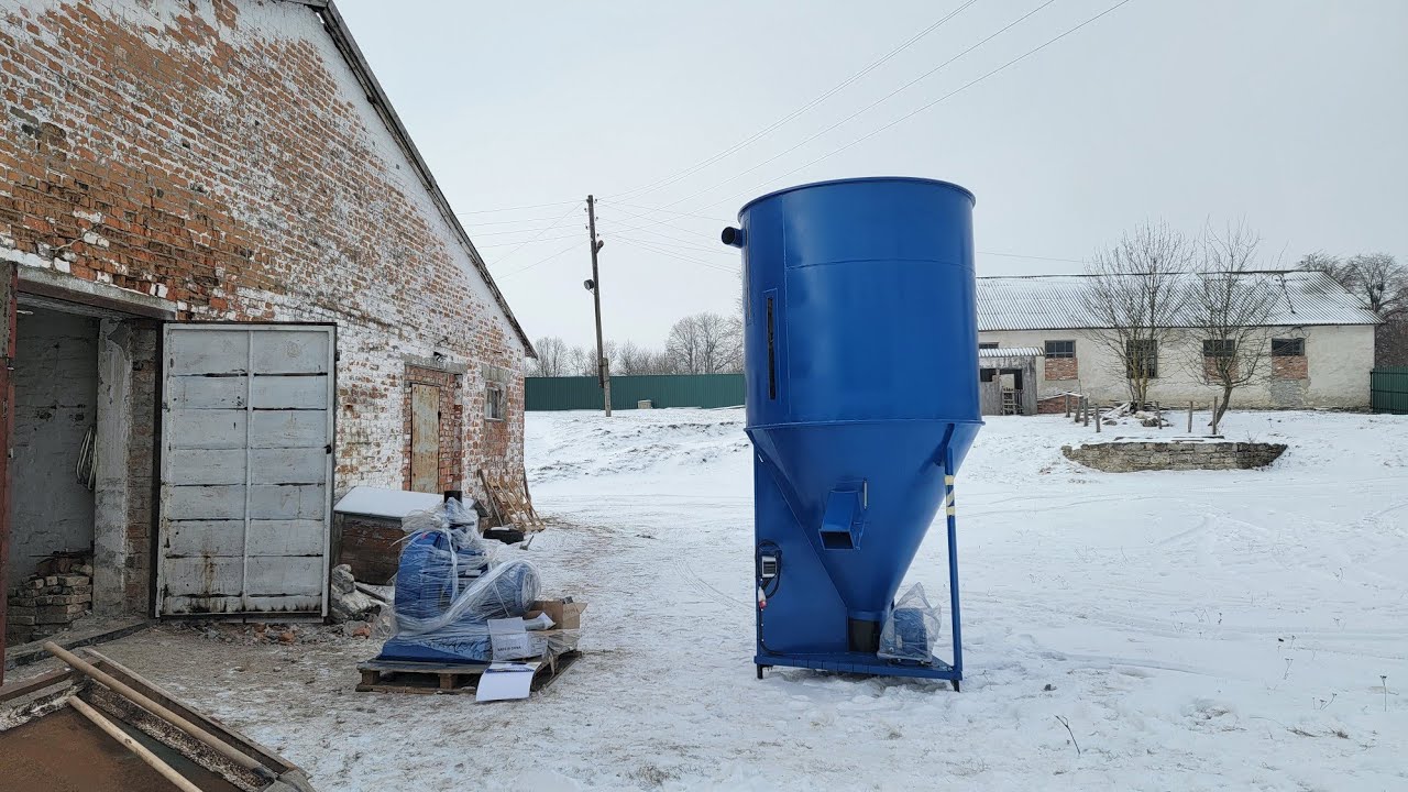 Mixing machine has arrived and it's Huge!