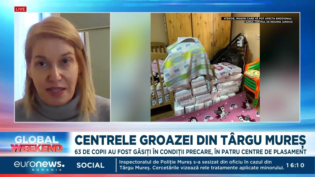 Centrele groazei din Târgu Mureș: 63 de copii, găsiți în condiții precare, în centre de plasament