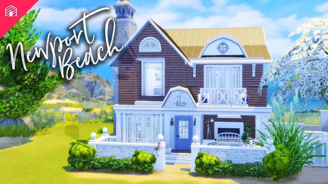 The Sims 4: Скоростное строительство | Ньюпорт-Бич (бесплатный CC)