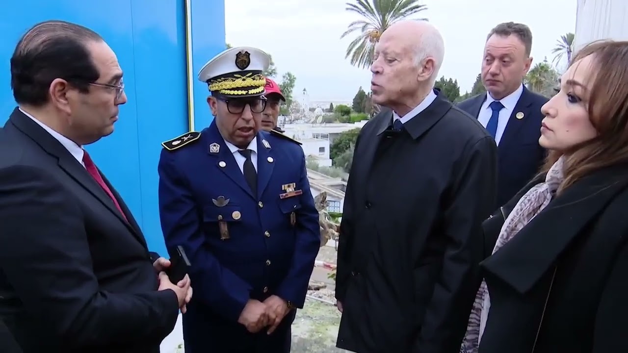 قيس سعيد في سيدي بوسعيد