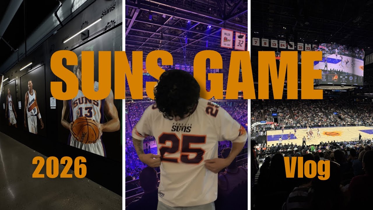 My First Suns Game of 2026 (We Got A FREE Jersey)