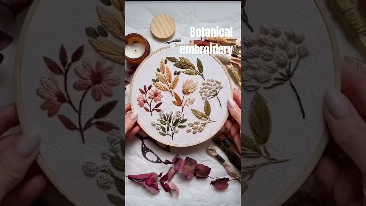 Botanical embroidery 