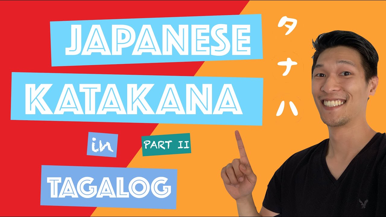 Master KATAKANA, Japanese Lessons in TAGALOG - part 2: Katakana TA (タ) ~ HA (ハ)