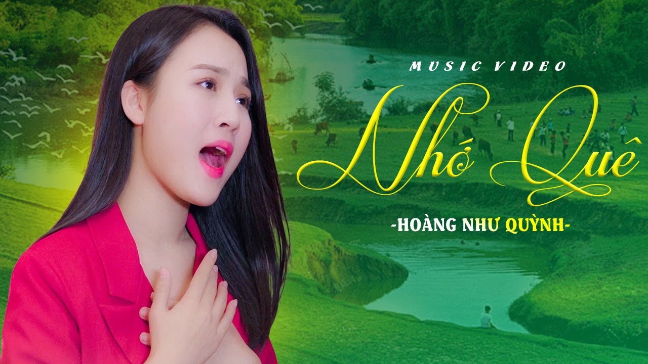 NHỚ QUÊ - HOÀNG NHƯ QUỲNH  || BEAT CHUẨN | Bài hát tình cảm về quê nhà
