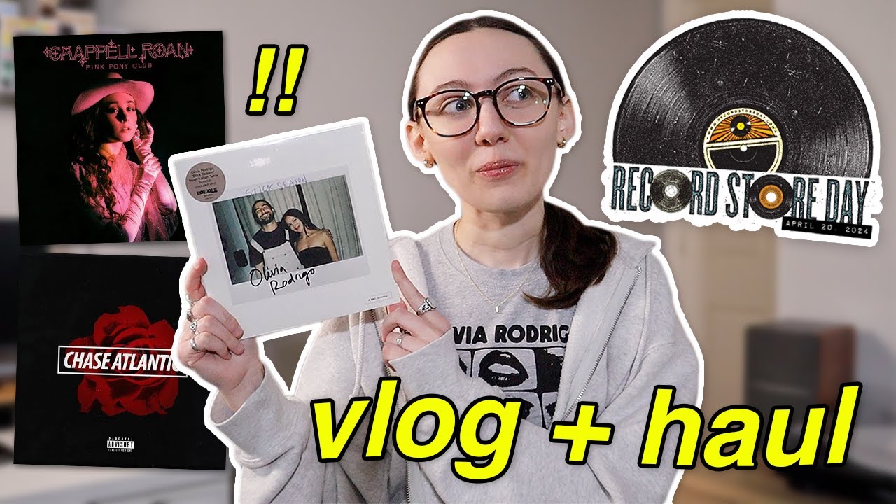 RECORD STORE DAY 2024 (vlog + haul)