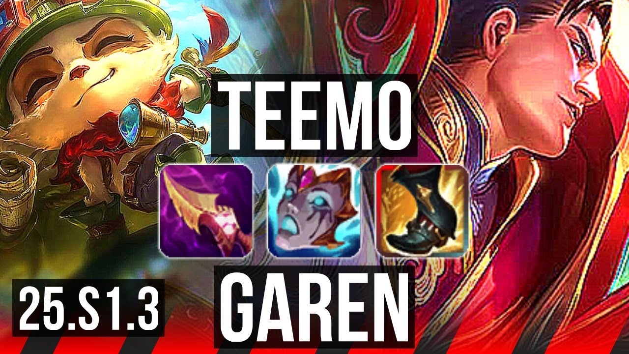 TEEMO vs GAREN (TOP) | KR Master | 25.S1.3