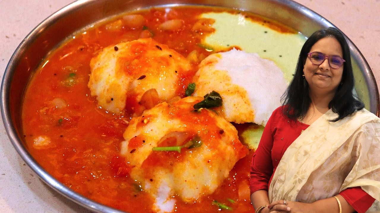 தக்காளி சாம்பார் ஒரே போல செய்யாம இப்படி செய்ங்க பத்து இட்லி கூட அசால்ட்டா சாப்பிடுவாங்க Idli Sambar