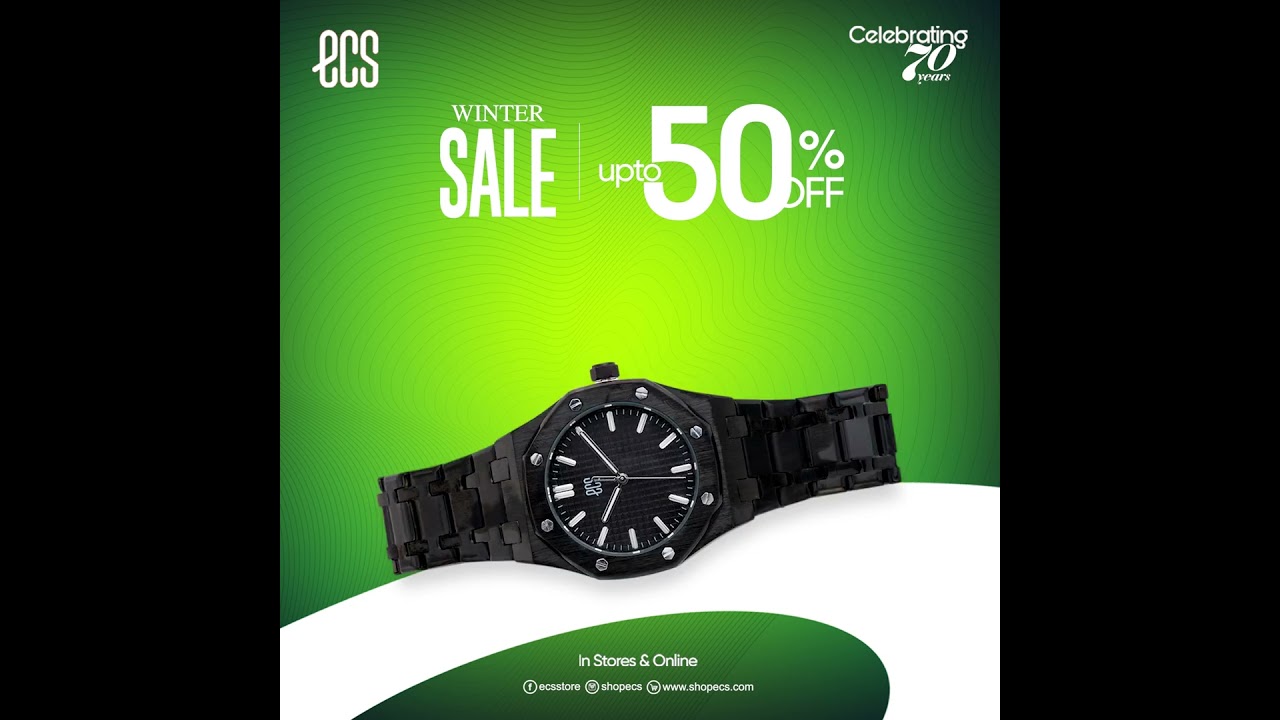 ECS - Winter Sale | Upto 50% Off | In Stores & Online