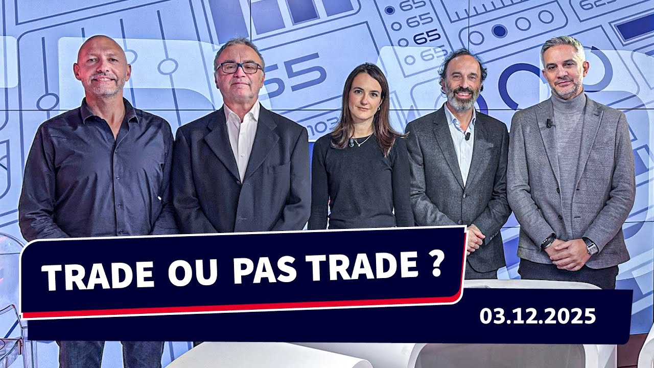 Trade ou Pas Trade: Le talkshow du trading: CAC 40, S&P500, Mersen, Thalès, l’Or, AMD, Synopsis