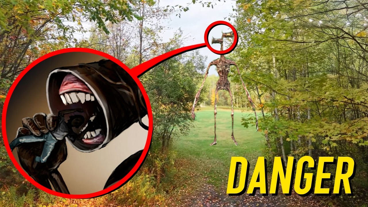 IF YOU SEE SIREN HEAD AT THIS HAUNTED FOREST, RUN AWAY FAST!! (ATTACKED)