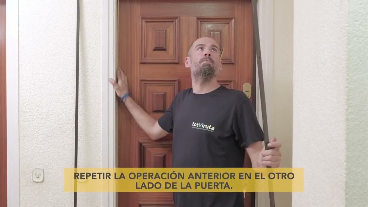 Cómo instalar las barras antipalanca para puertas