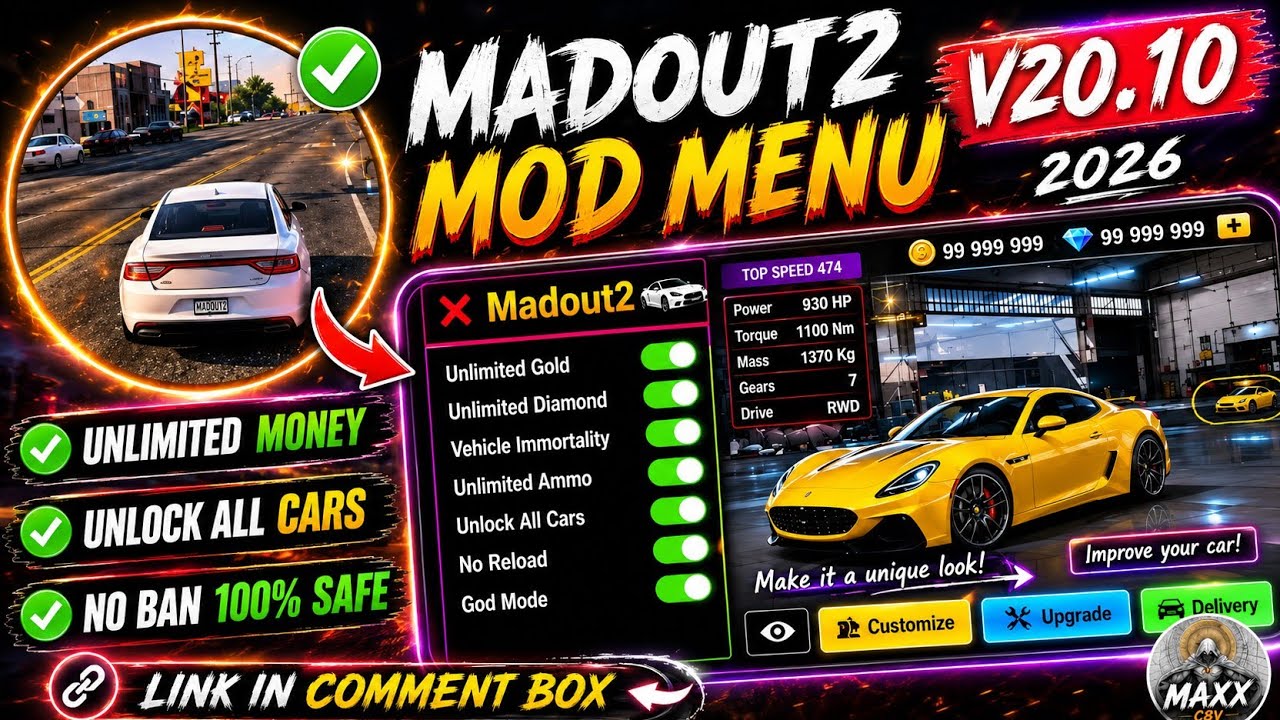 MadOut2: Grand Auto Racing Mod Apk v20.10(Unlimited Resources