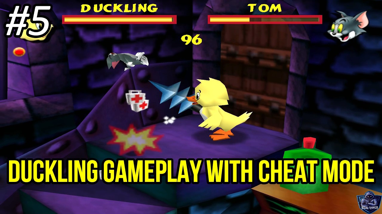 Tom and Jerry in Fists of Furry Walkthrough Gameplay With Cheat Mode Part 5 - Duckling (PC) (HD)
