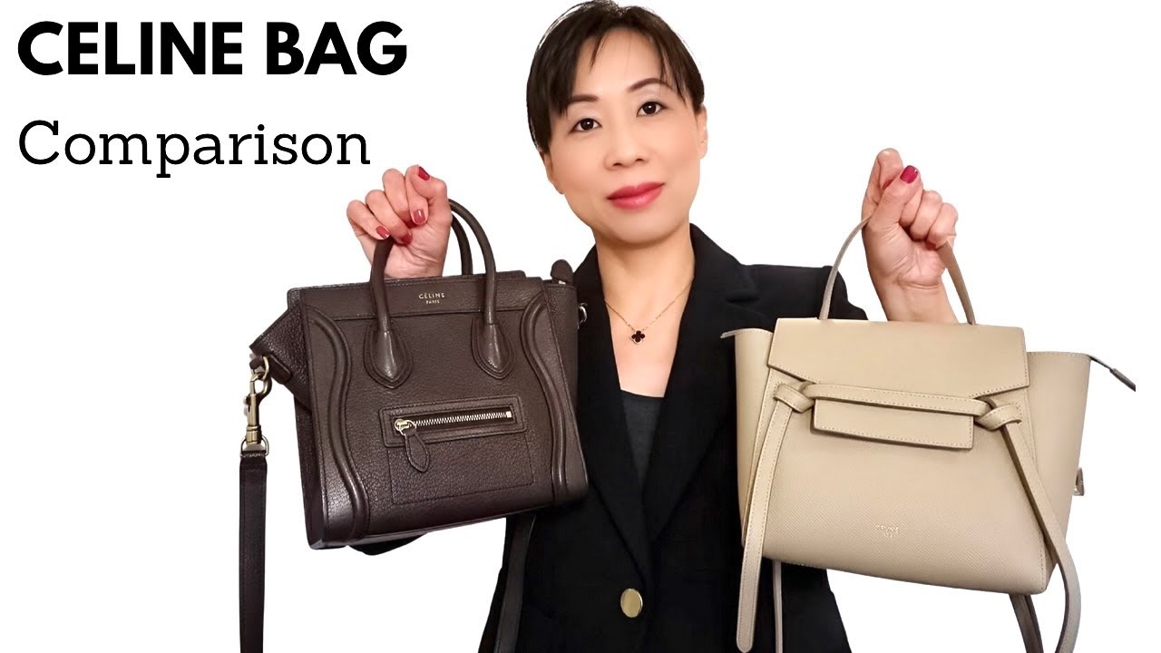 СРАВНЕНИЕ СУМОК CELINE: Céline Nano Luggage против Céline Nano Belt