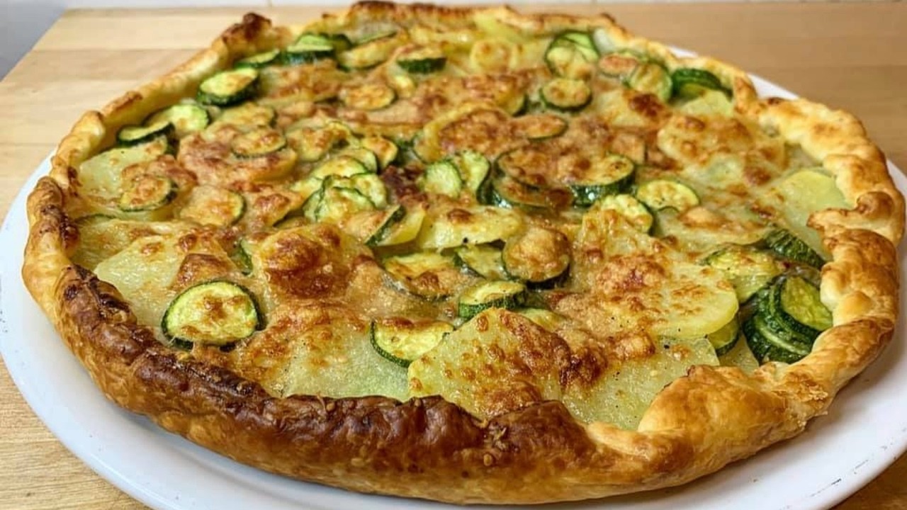 Torta Rustica Salata con Zucchine e Patate - La Cucina di Maria